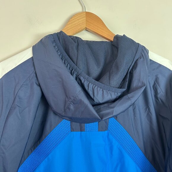 NWT Puma Jacket Mens XL Strong Blue Power Vent Windbreaker Full Zip Hoodie - Picture 6 of 8